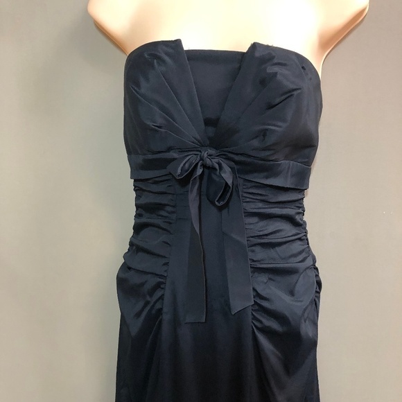 Strapless Formal Mermaid Style Dress - Picture 3 of 4